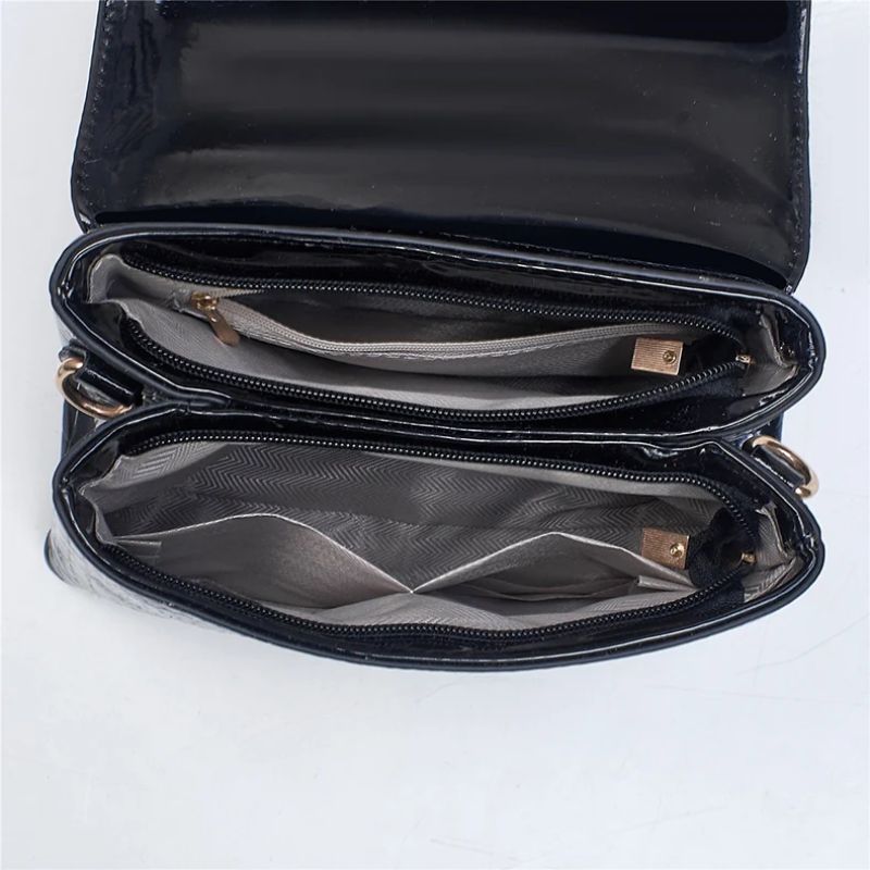 Bolsa Feminina Tiracolo Crocodilo Helena