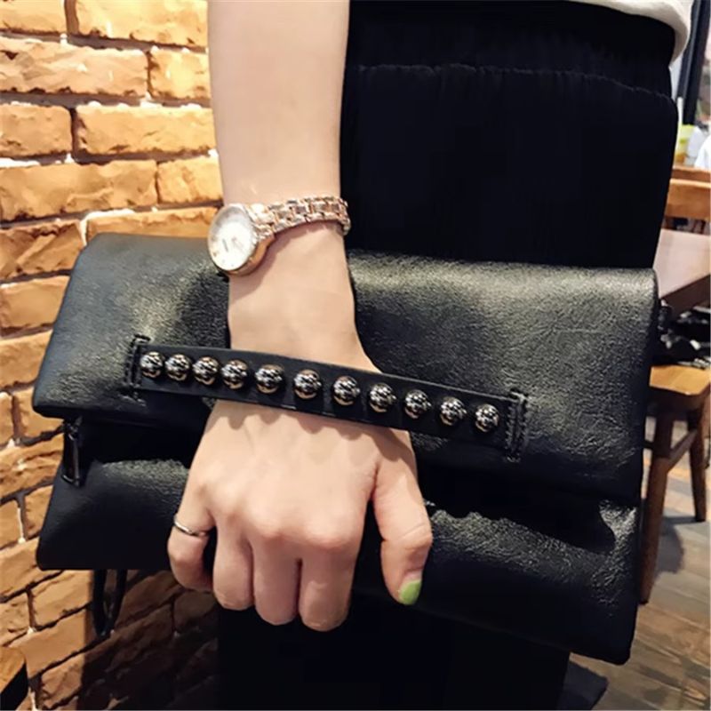 Bolsa Feminina Clutch de Mão com Alça Taty