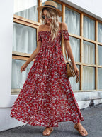 Vestido Longo Ombro a Ombro Lily
