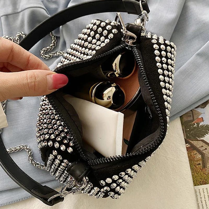 Bolsa Feminina com Strass Sarela Dijon