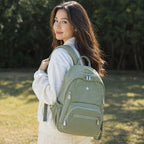 Mochila Feminina de Nylon Flora