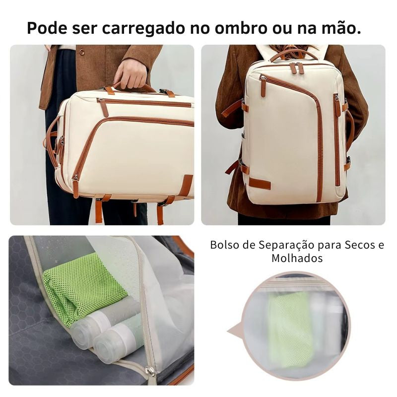 Mochila Mala Nylon Nova Deli