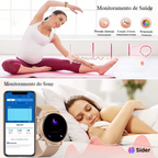Relógio Feminino Smart Watch Bluetooth, Frequência Cardíaca, rastreador para Android e IOS Sarela Y22