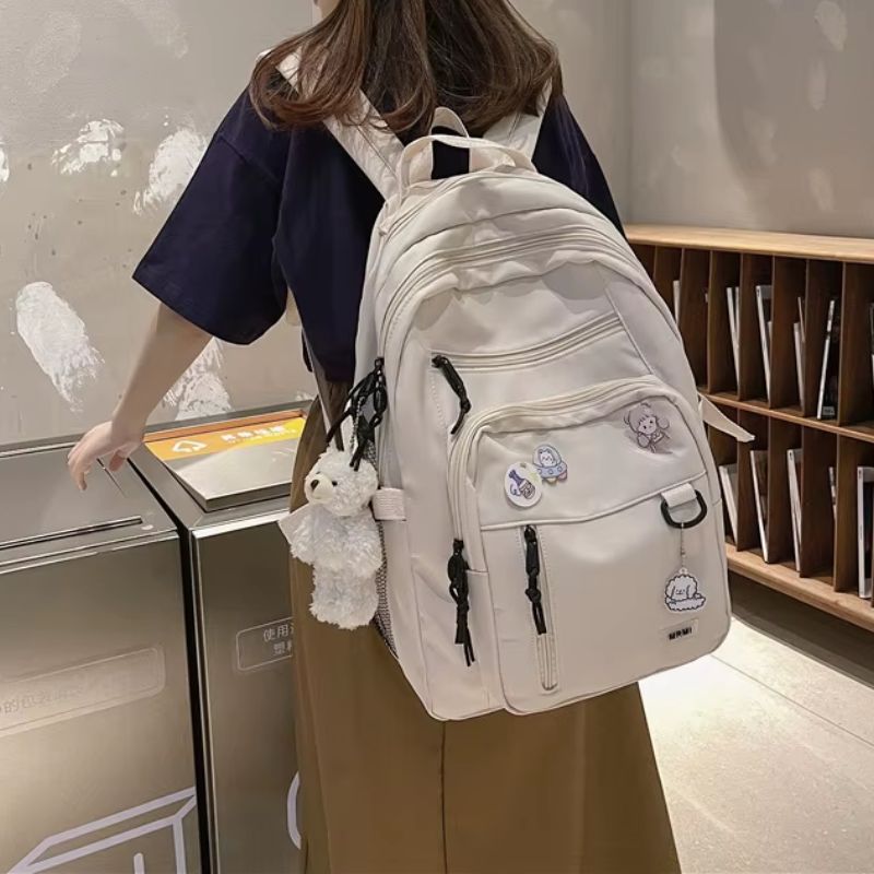Mochila Feminina Universitária Grande Capacidade Montreal