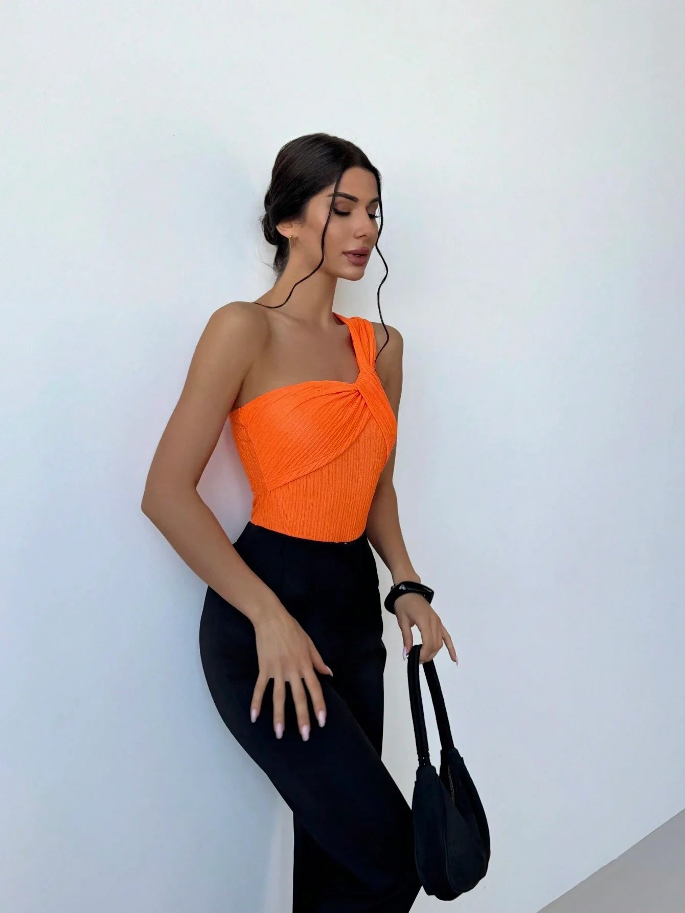 Body Ombro Único Elegante