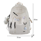 Mochila Feminina Universitária Grande Capacidade Montreal