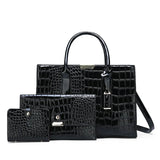 Conjunto Bolsas + Carteira Preta
