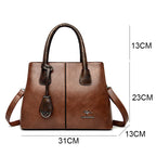 Bolsa Tiracolo Couro Legítimo Sarela Rossano