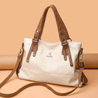 Bolsa Feminina Grande Couro Legítimo Estilo Tote Sarah