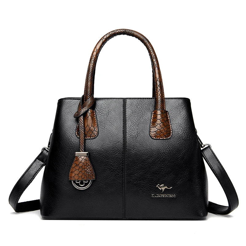 Bolsa Tiracolo Couro Legítimo Sarela Rossano