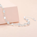 Pulseira Prata Esterlina 925 com Estrelas