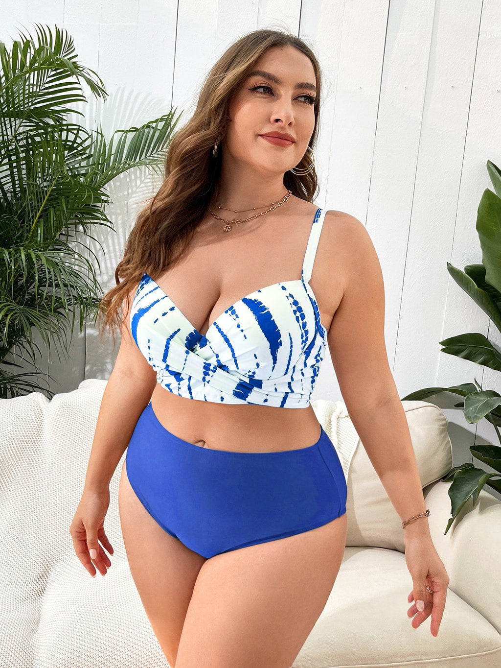Conjunto Biquíni 3 Peças Plus Size Rebeca