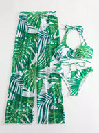 Conjunto Biquíni 3 Peças Tropical Fernanda
