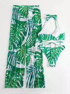 Conjunto Biquíni 3 Peças Tropical Fernanda