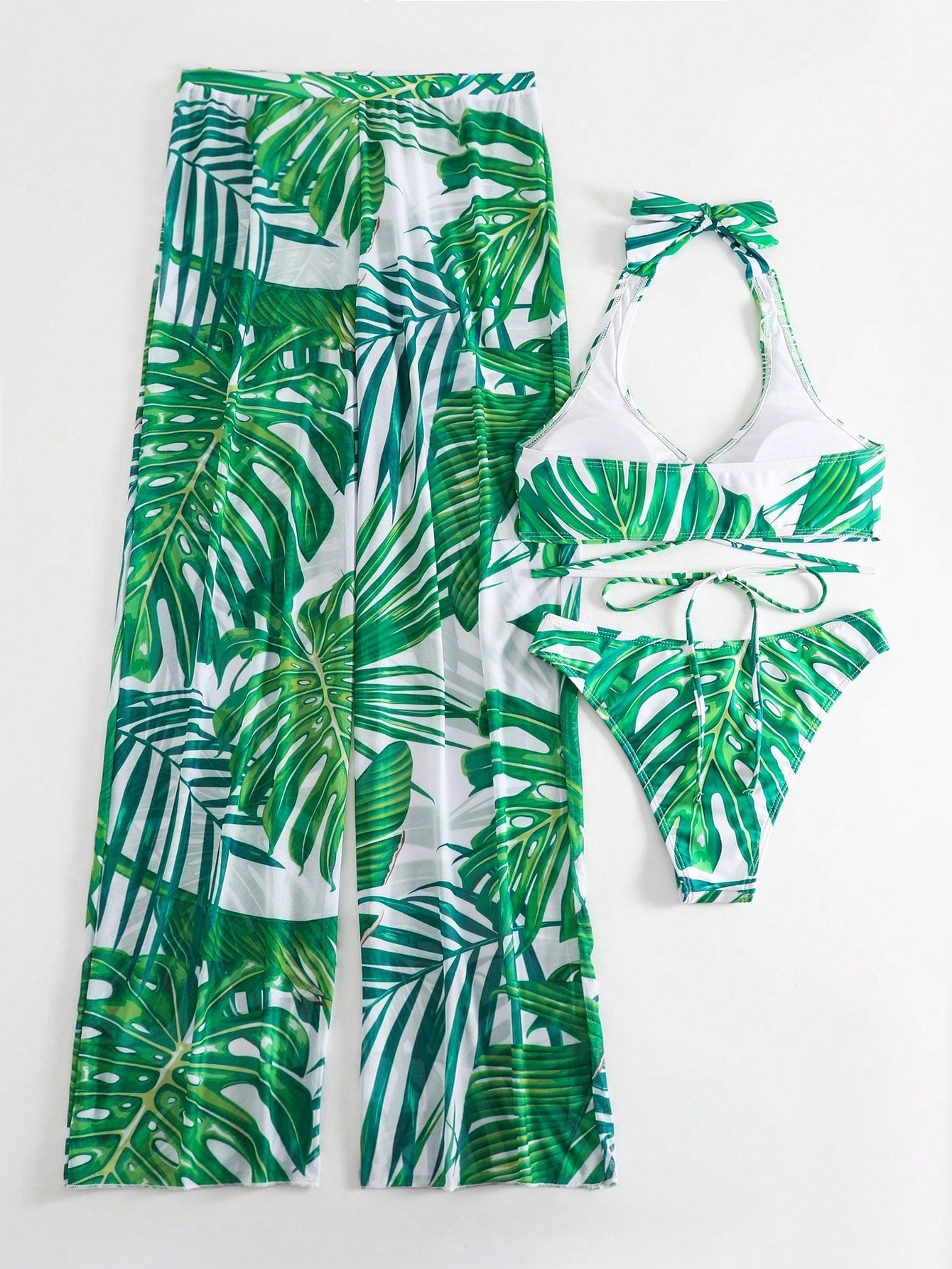 Conjunto Biquíni 3 Peças Tropical Fernanda