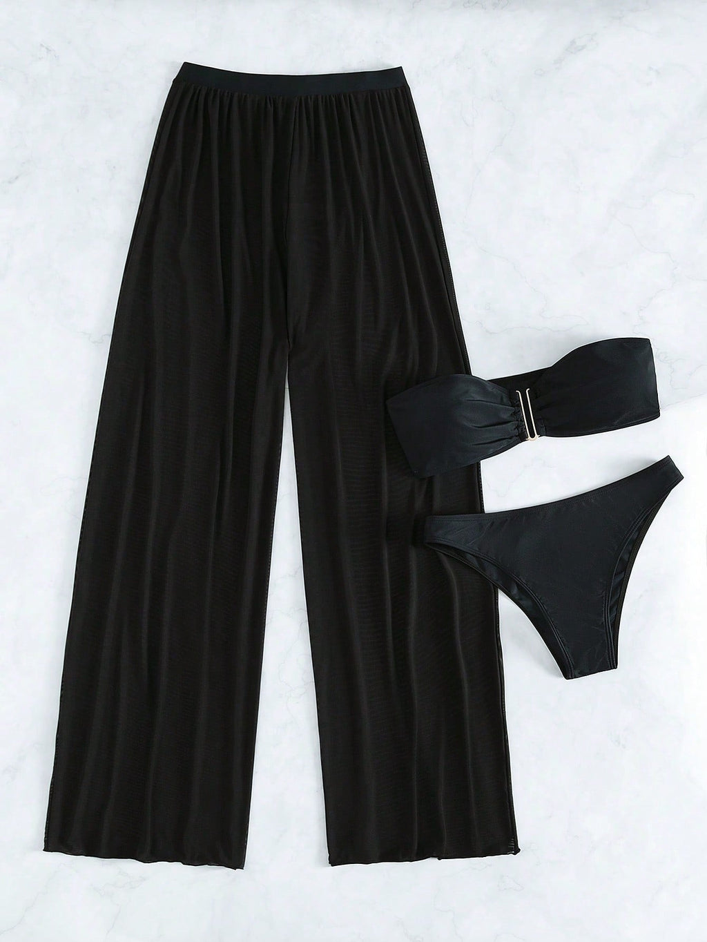 Conjunto Biquíni 3 Peças Elegante Choe