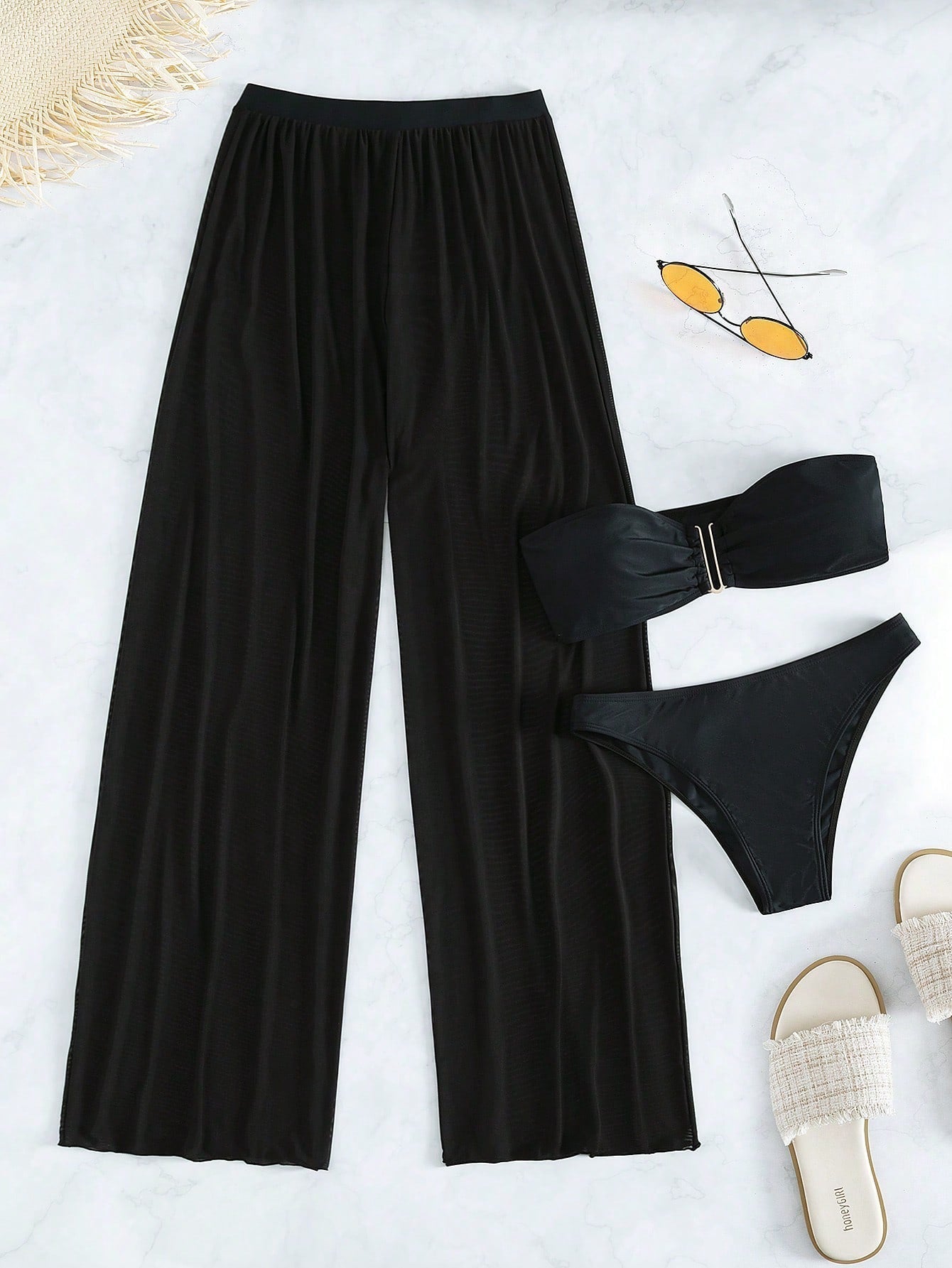 Conjunto Biquíni 3 Peças Elegante Choe