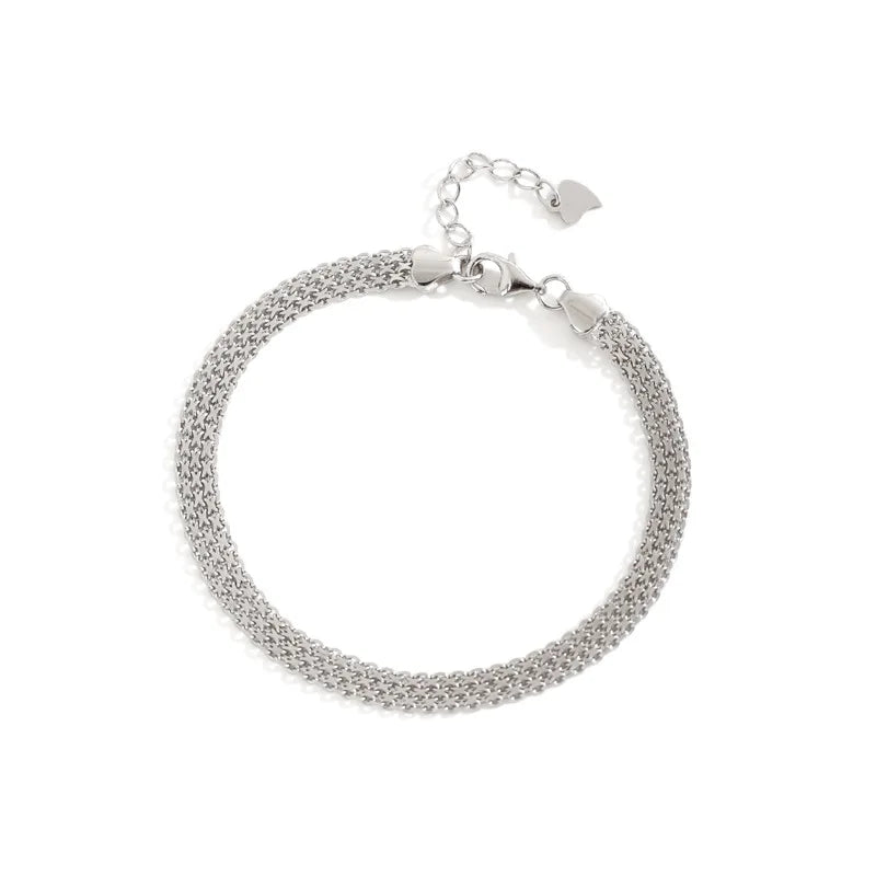 Pulseira Prata Esterlina 925 Clássica Ajustável