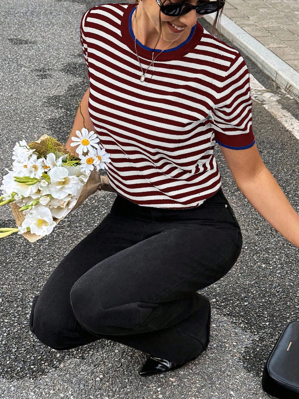 Blusa Ana Listrada