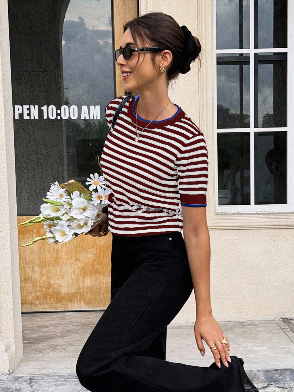 Blusa Ana Listrada