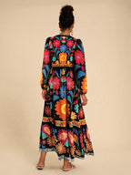 Vestido De Mangas Longas Outonal