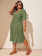 Saída De Praia Plus Size Gabriela